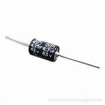 Aluminum Electrolytic Capacitor with 0.47 to 2,200μF Capacity and 10 to 100V Voltage